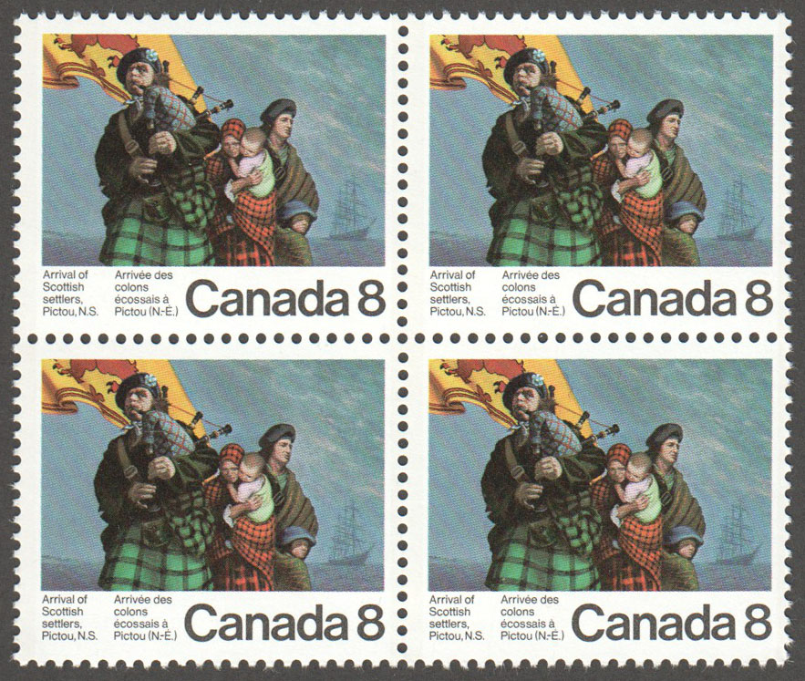 Canada Scott 619 MNH Block (A12-3) - Click Image to Close